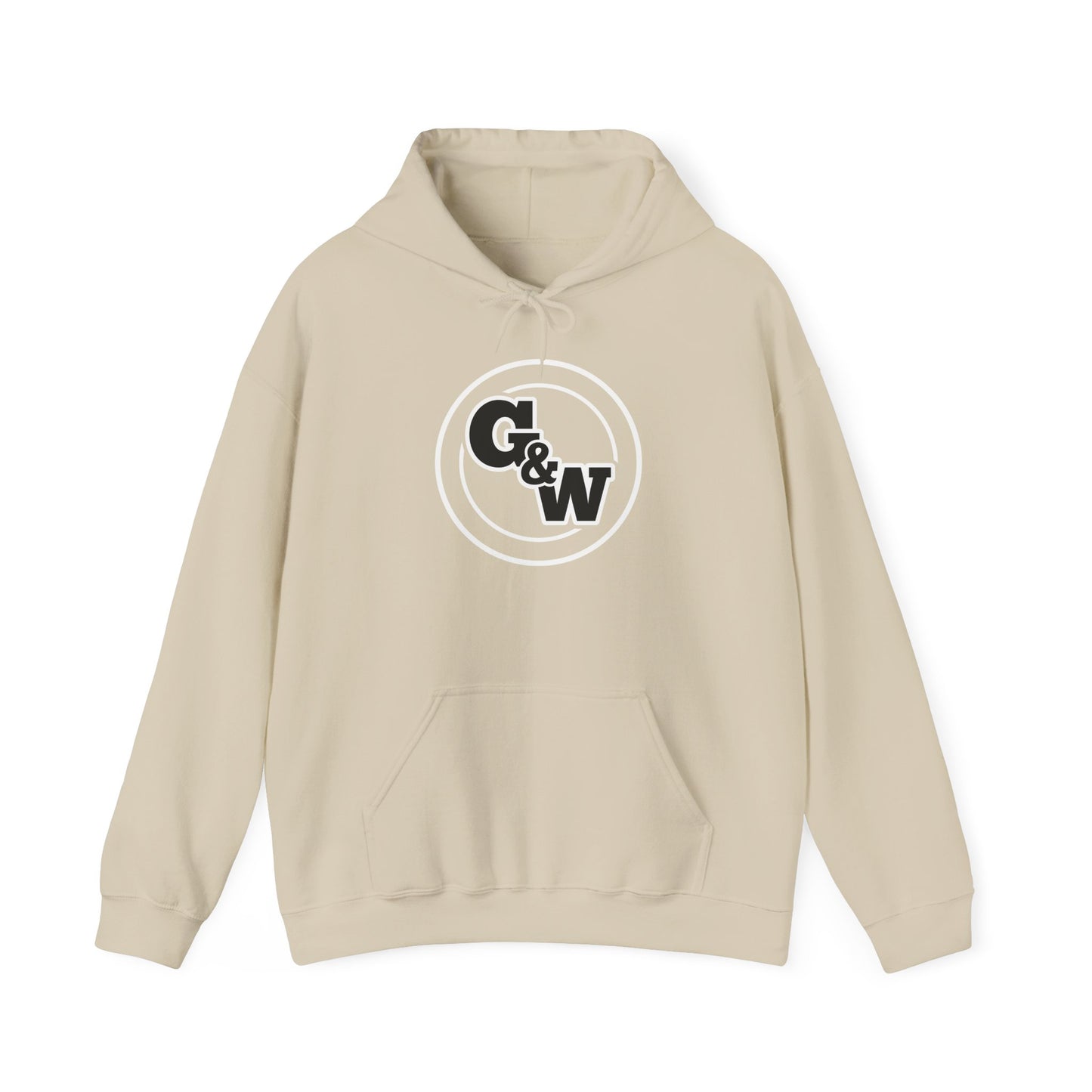 .Grab & Wear logo Hoodie | Minimal Circle Typography.