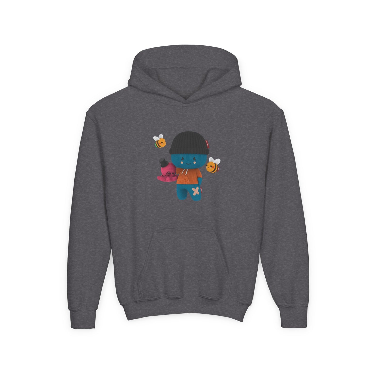 Youth Heavy Kitties Hooded Sweatshirt