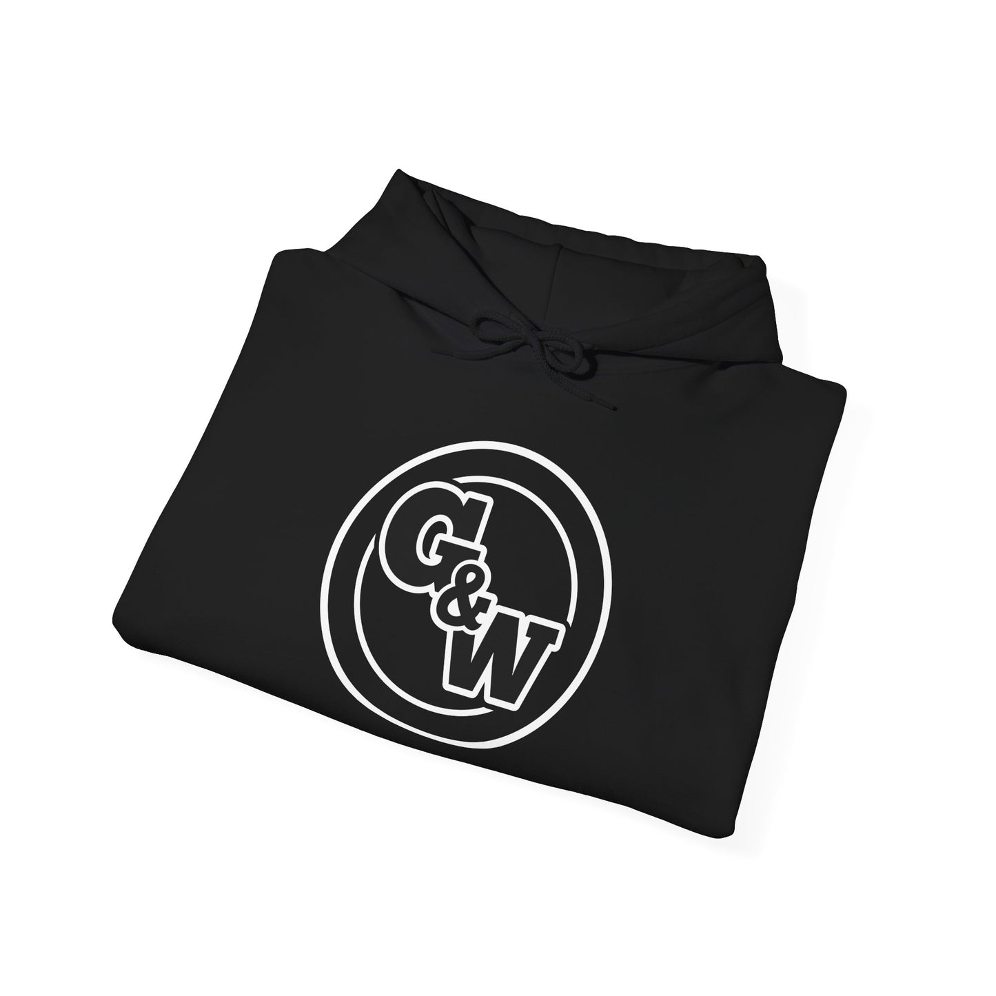 .Grab & Wear logo Hoodie | Minimal Circle Typography.