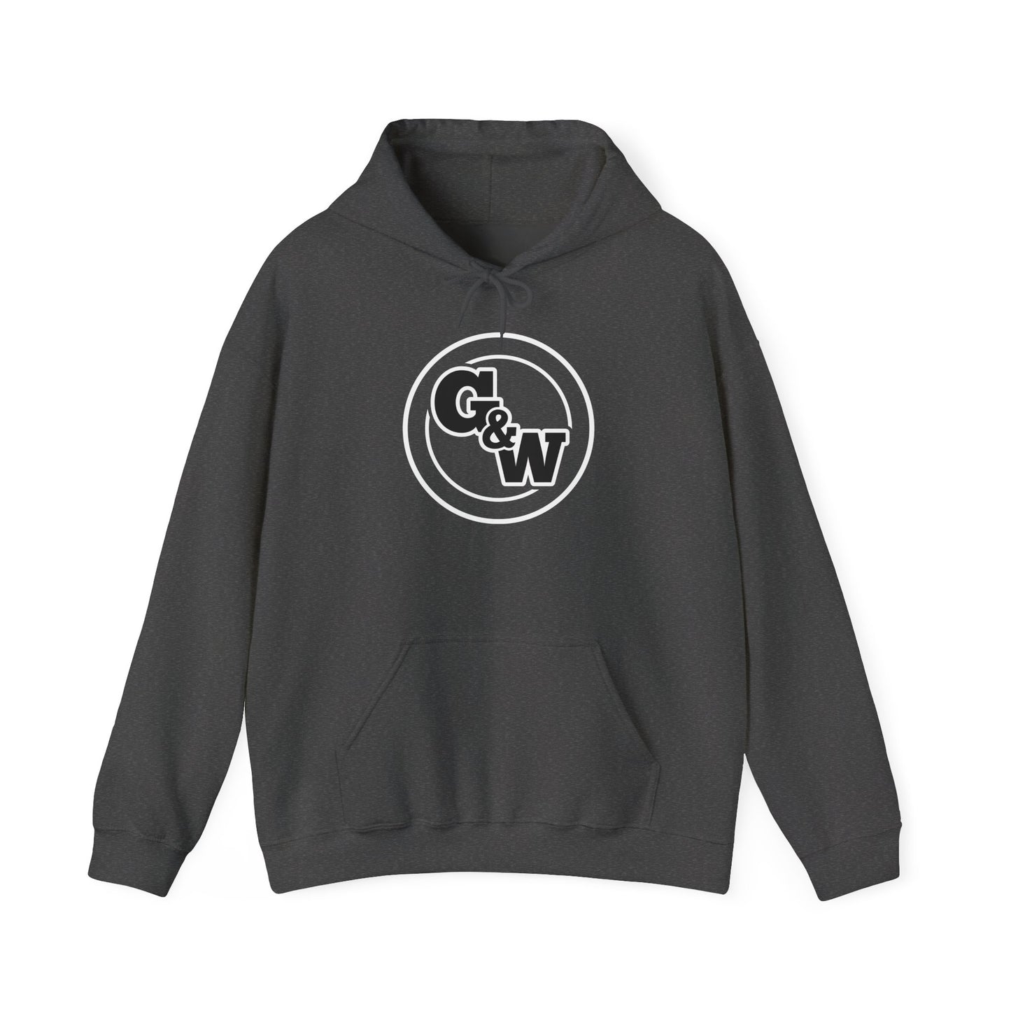 .Grab & Wear logo Hoodie | Minimal Circle Typography.