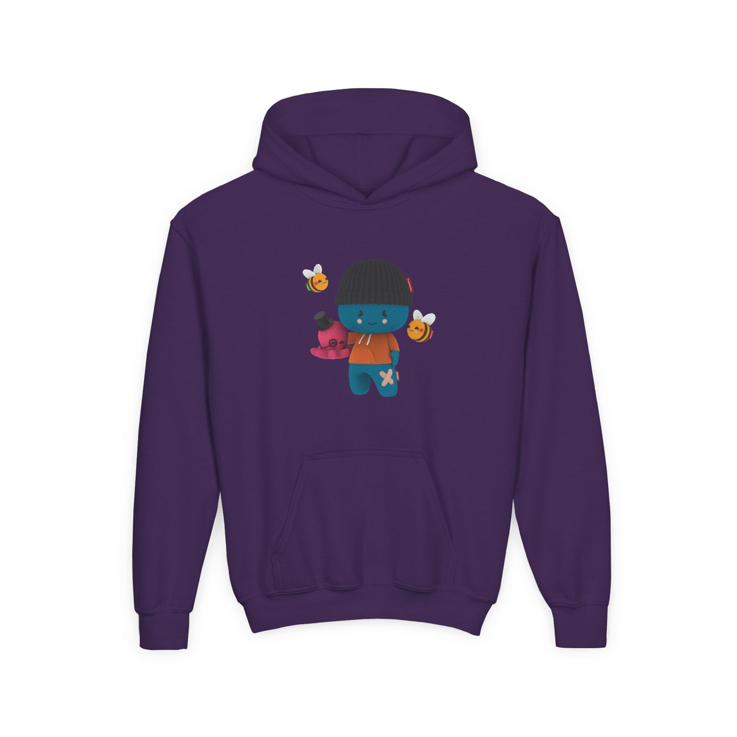 Youth Heavy Kitties Hooded Sweatshirt