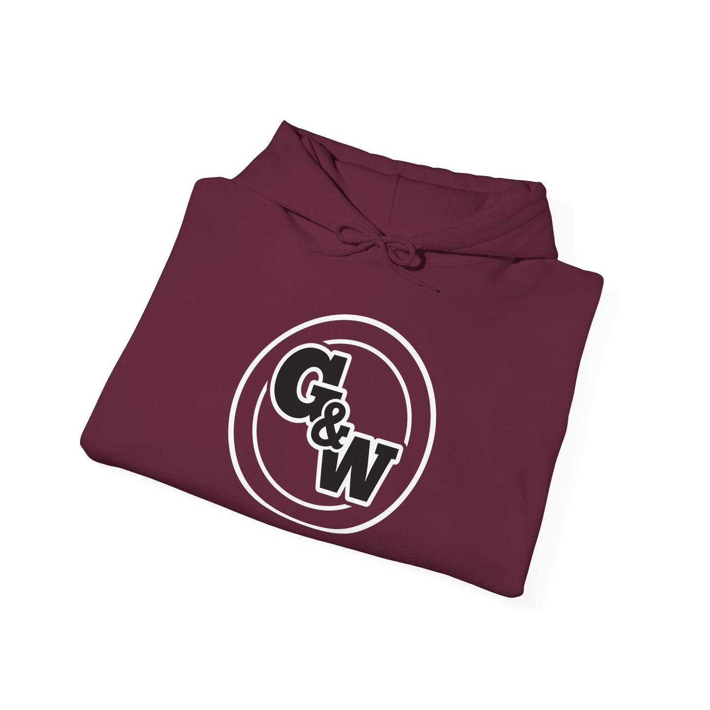.Grab & Wear logo Hoodie | Minimal Circle Typography.