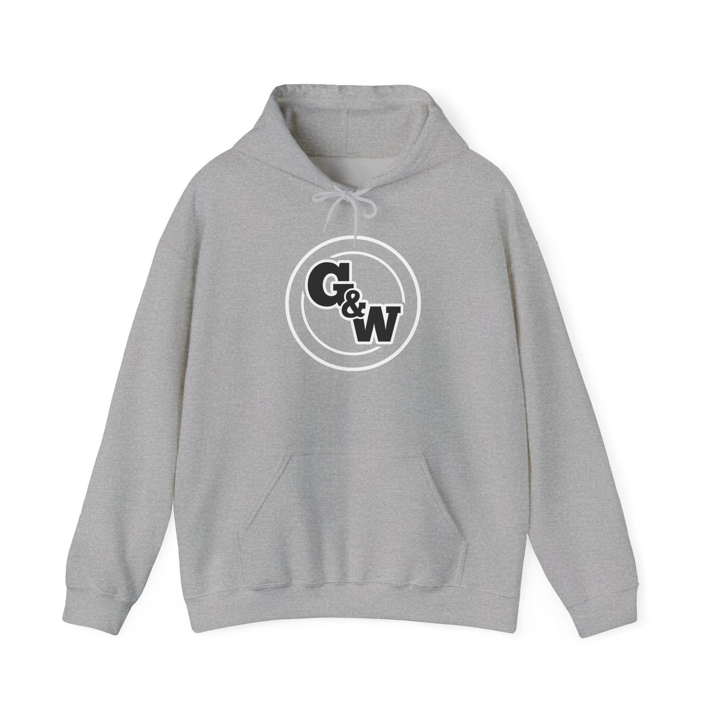 .Grab & Wear logo Hoodie | Minimal Circle Typography.