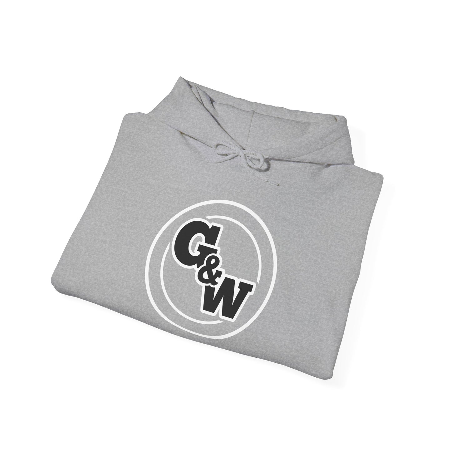 .Grab & Wear logo Hoodie | Minimal Circle Typography.