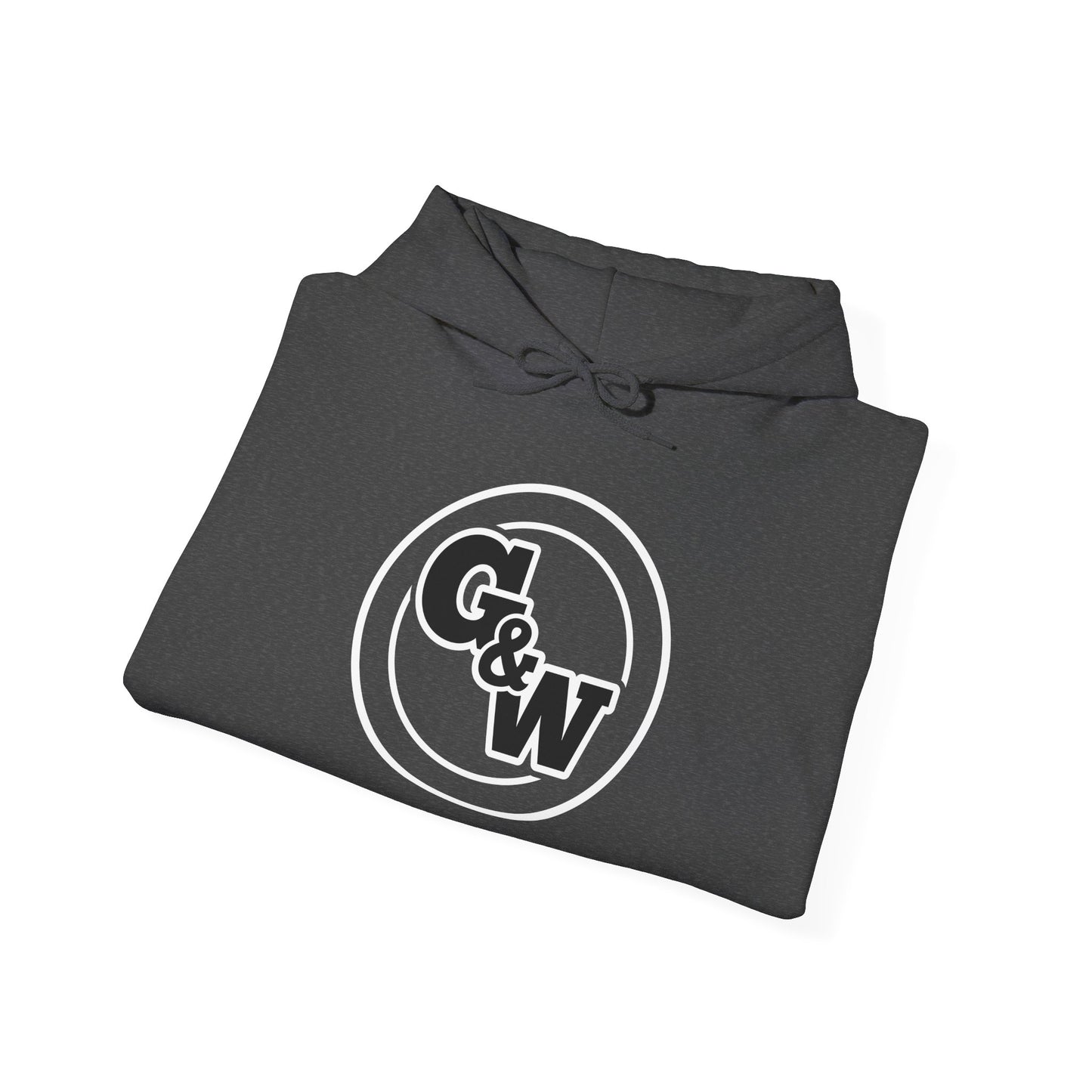 .Grab & Wear logo Hoodie | Minimal Circle Typography.
