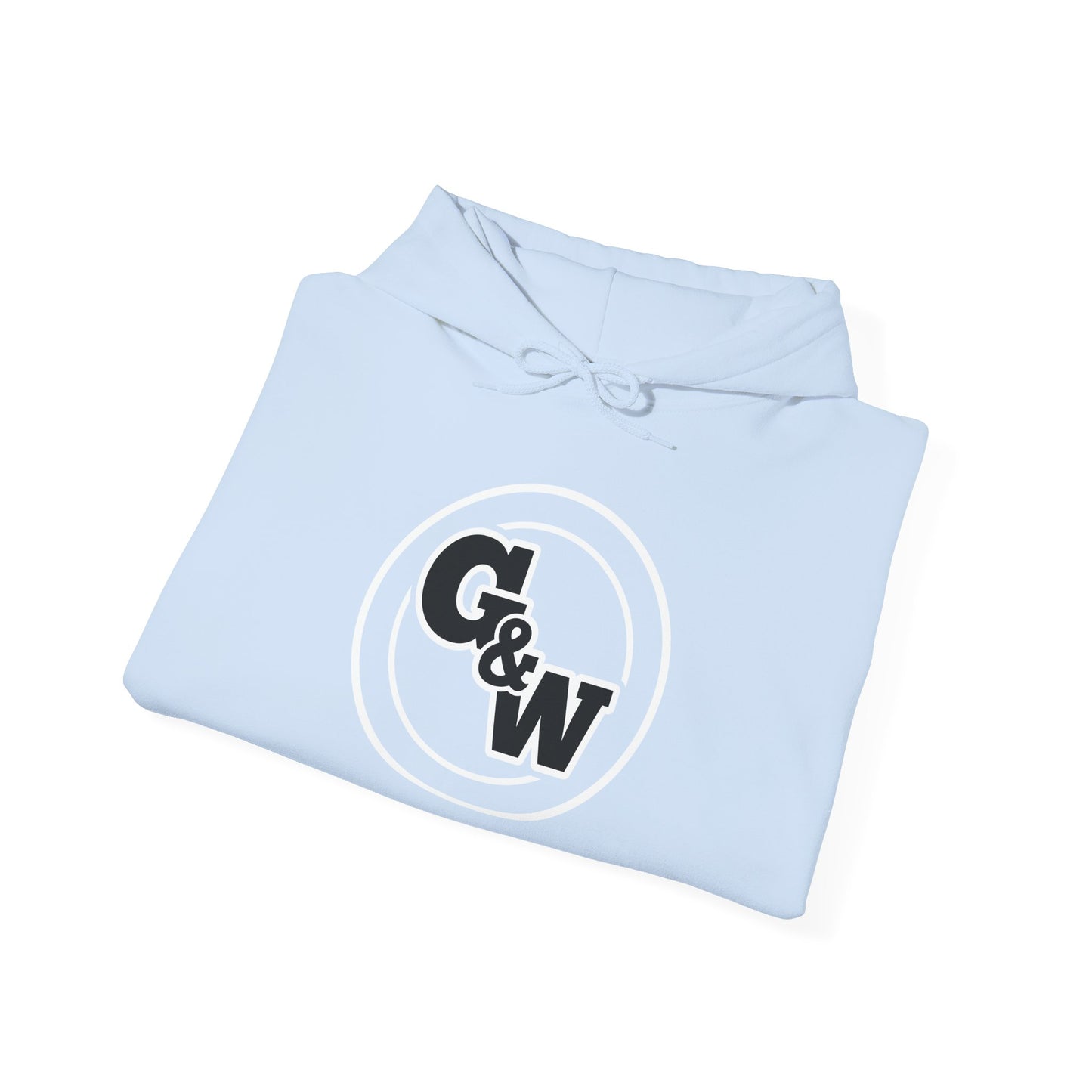 .Grab & Wear logo Hoodie | Minimal Circle Typography.
