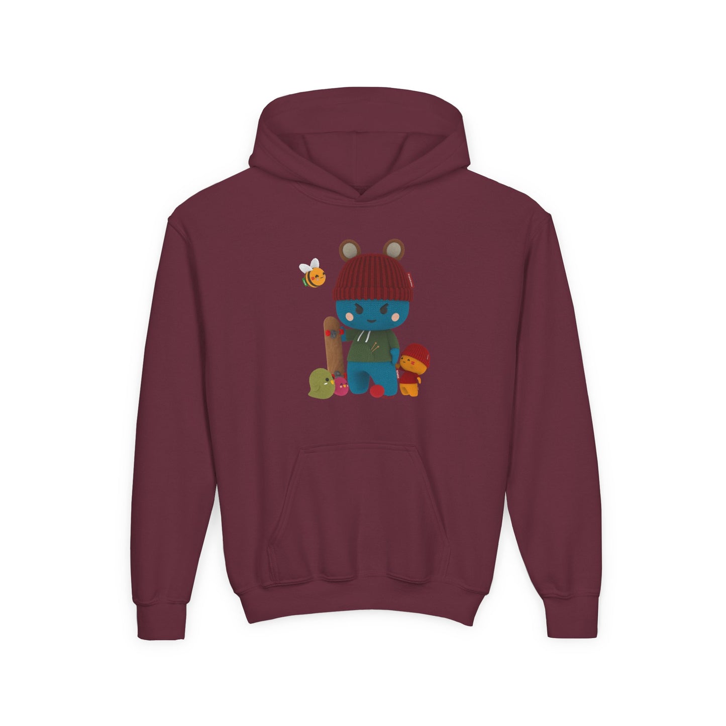 Youth Heavy Kitties Hooded Sweatshirt