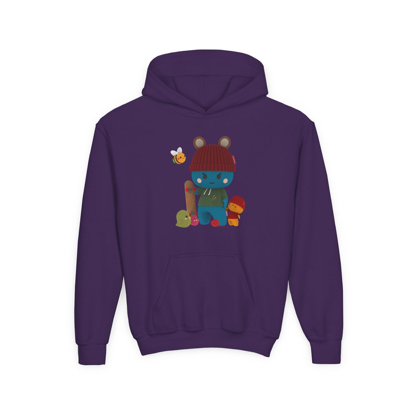 Youth Heavy Kitties Hooded Sweatshirt